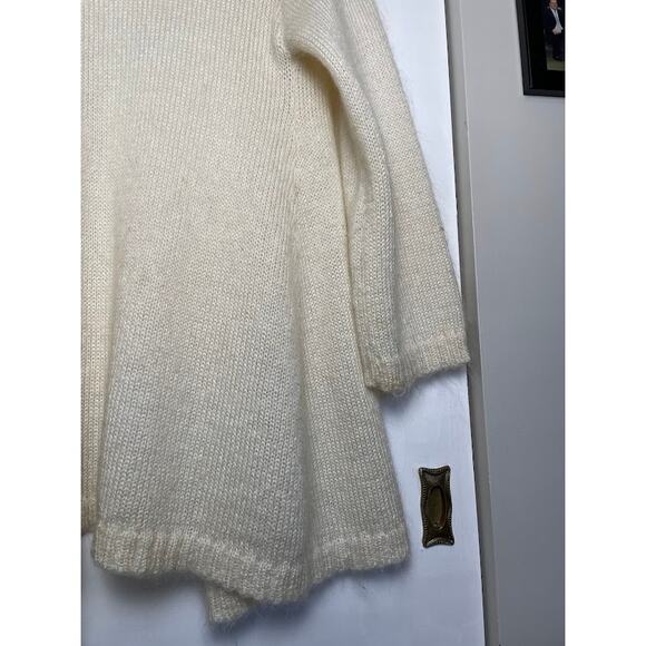 Giorgio Kauten Tricot Cardigan Sweater Womens Size 6 Cream Old Money Classic - Picture 12 of 14